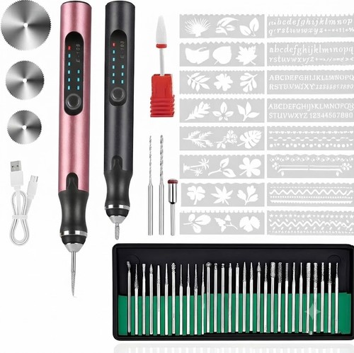 Engraving pen with bits - engraving,