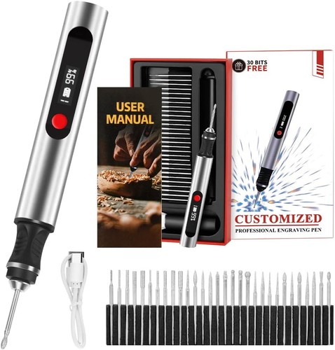 Cordless engraving pen - cordless, engrave