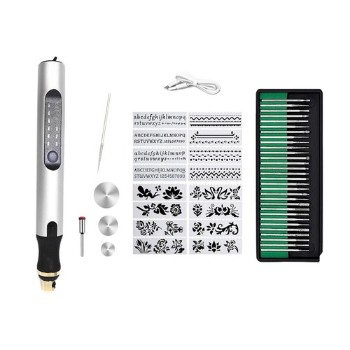 Engraving pen set with - engraving, bits